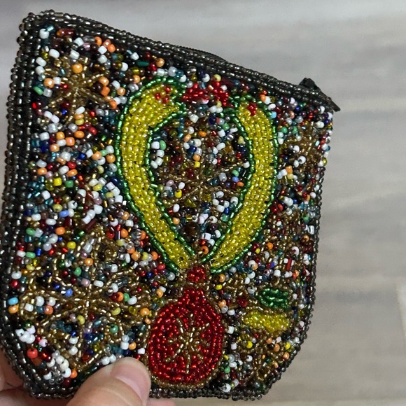 4/$50 beaded purse tropical coin wallet 🌴 - Picture 6 of 9